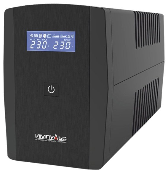 

ИБП Импульс ЮНИОР СМАРТ 1500, 1500 В·А, 900 Вт, EURO, розеток - 4, USB, черный (JS15223), ЮНИОР СМАРТ 1500