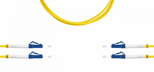 

Патч-корд оптический TopLan, LC/UPC-LC/UPC, одномодовый, 9/125, G.657.A1, двойной, 2м, желтый (DPC-TOP-657A1-LC/U-LC/U-2.0)