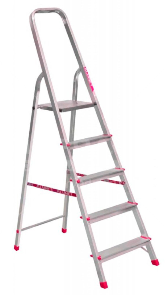 ALUMET Стремянка Alumet ZZ405 сталь 5ступ. H3.1м макс.нагр.:150кг