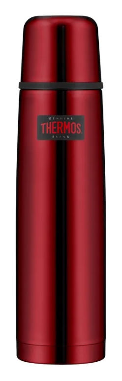

Термос THERMOS FBB-1000, 1 л, корпус сталь/колба сталь, красный (957054), FBB-1000