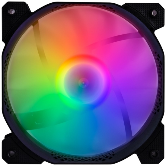 

Вентилятор 1STPLAYER F1 Black, 120 мм, 1000rpm, 23.2 дБ, 3-pin, 1шт, RGB (F1-BK), F1 Black