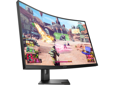 Монитор 27" HP Omen 27с VA, изогнутый, 2560x1440 (16:9), 400кд/м2, 1мс, 178°/178°, FreeSync, HDMI, DisplayPort, USB-Hub, черный (35D67AA)