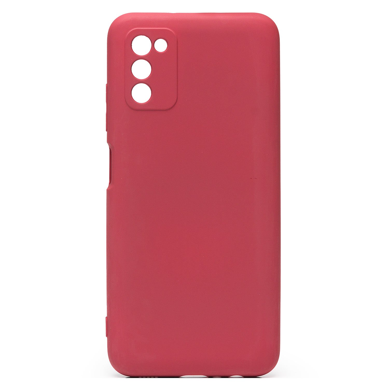 

Чехол-накладка Activ Full Original Design для смартфона Samsung SM-A037 Galaxy A03s, пластик, красный бордо (133592)