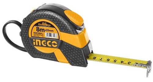 Рулетка 8 мx2.5 см, INGCO HSMT0808.1