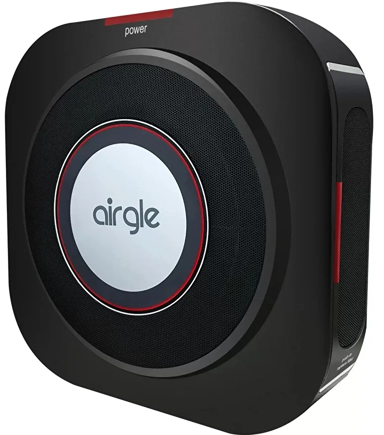 Увлажнитель воздуха Airgle AG25 портативный, до 15 м², черный/красный, AG25 (AG25)
