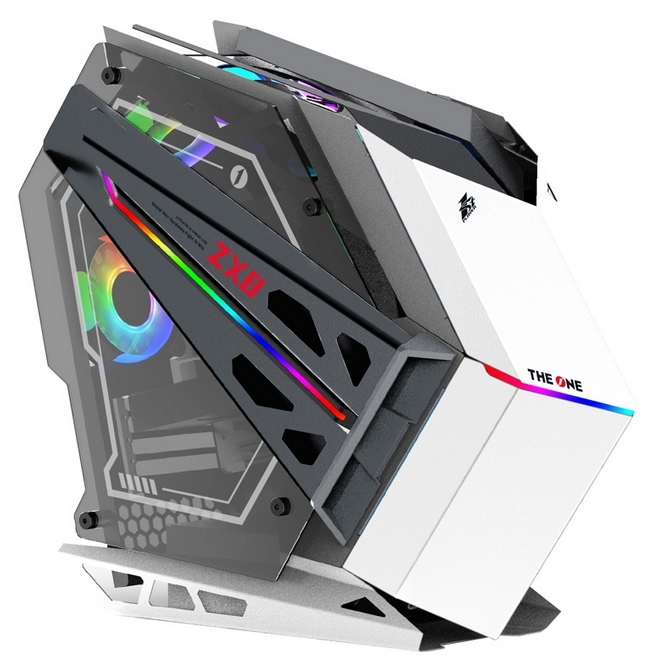 

Корпус 1STPLAYER ZX8, mATX, Midi-Tower, 2xUSB 3.0, RGB подсветка, белый, без БП (FP_ZX8), ZX8