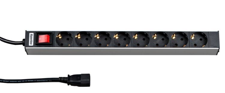 

Блок розеток (PDU) Hyperline, кол-во розеток:8 (8xЕвро), 10А, черный, кабель питания 2.5 м (SHT19-8SH-S-2.5IEC)
