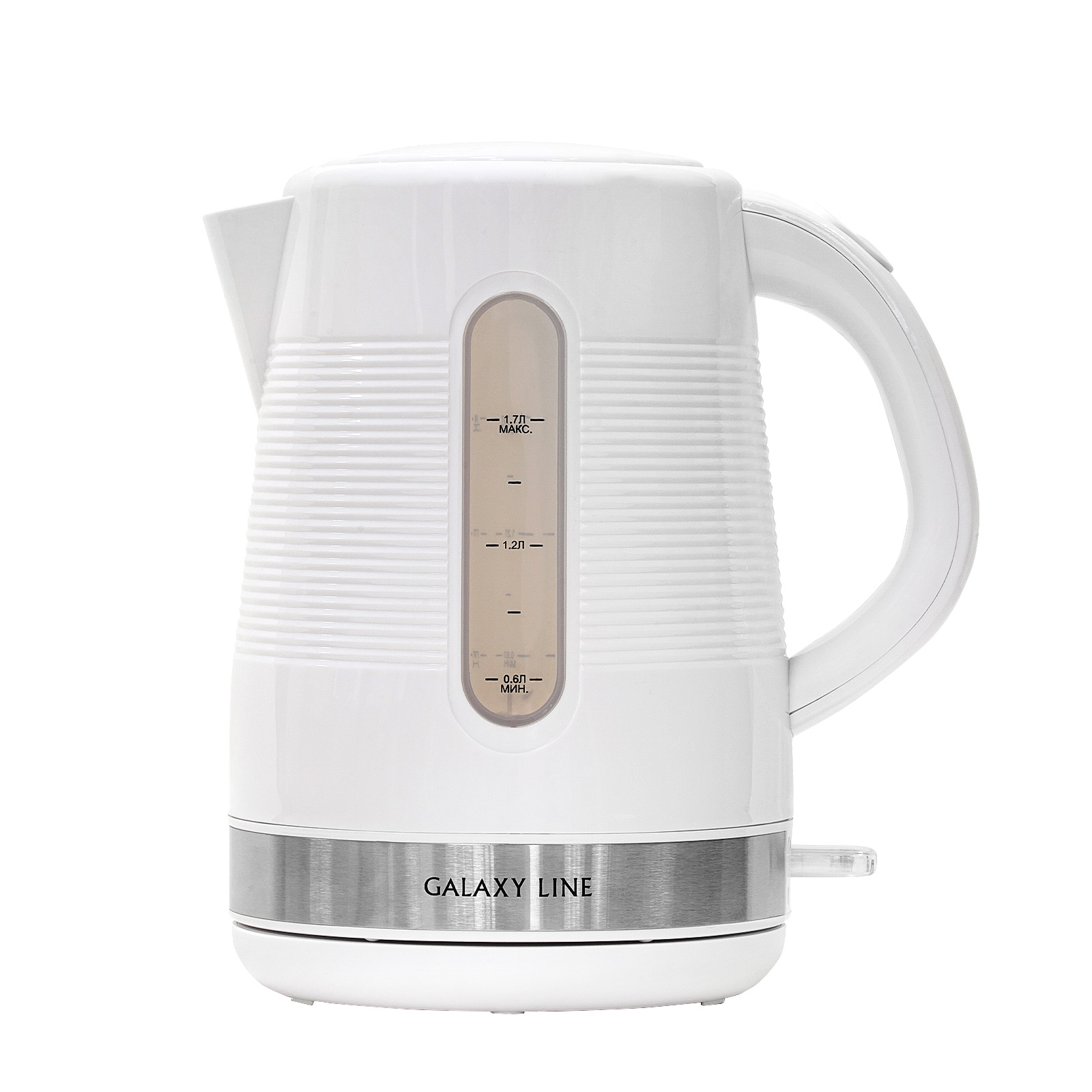 

Чайник Galaxy LINE GL 0225 1,7 2200Вт, пластик, белый (гл0225лбелый), GL 0225