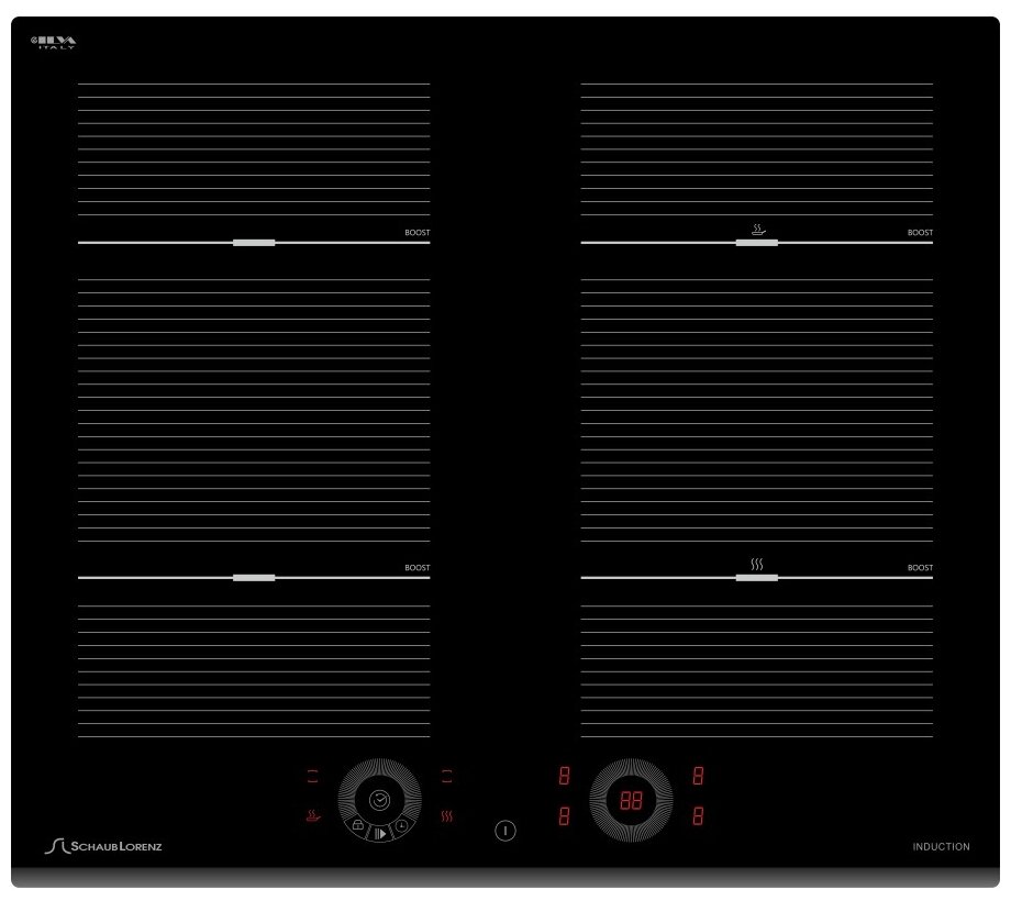 

Индукционная варочная панель Schaub Lorenz SLK IY65W1, 4 конфорки, черный (SLK IY65W1), Черная, SLK IY65W1