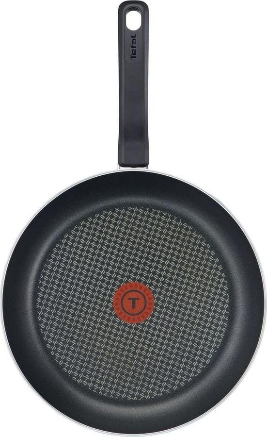 

Сковорода Tefal Resist 24см, алюминий, антипригарное покрытие, черный без крышки (D5160432)