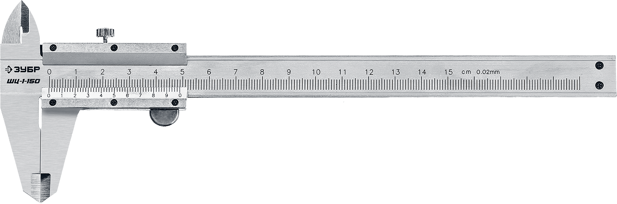 Штангенциркуль стальной ЗУБР ПРОФЕССИОНАЛ ШЦ-1-150, 150 мм (34514-150)