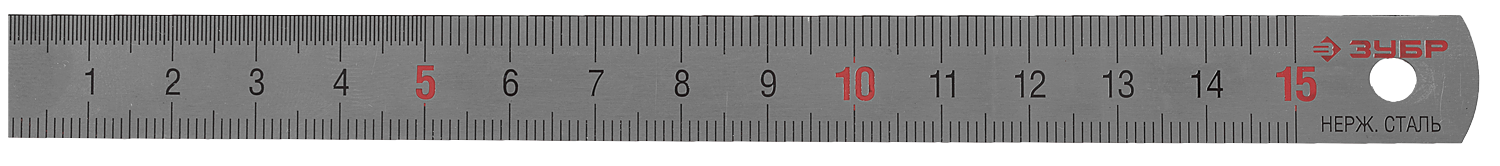 Линейка измерительная ЗУБР ПРОФЕССИОНАЛ 34280-0.5-015, серый