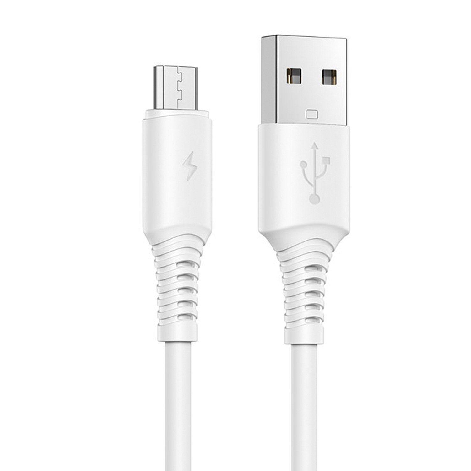 

Кабель USB-Micro USB, 1м, белый Borofone Coolway BX47, BX47