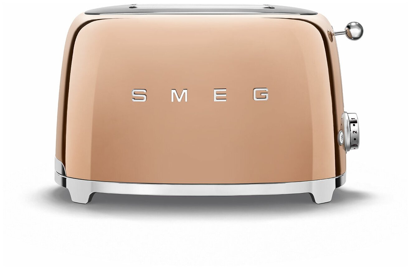 

Тостер SMEG TSF01RGEU 950 Вт, подогрев, размораживание, розовое золото (TSF01RGEU), TSF01RGEU