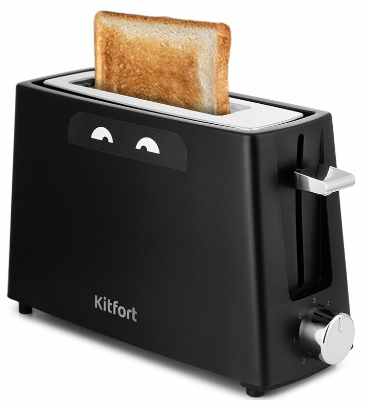 

Тостер Kitfort KT-2054 550 Вт, черный (KT-2054), KT-2054