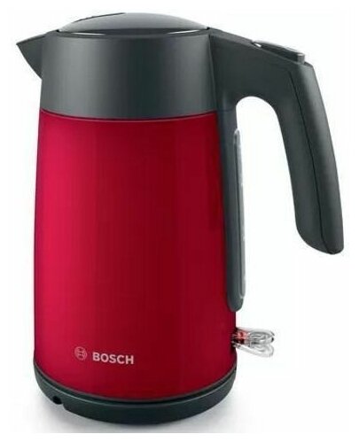 

Чайник электрический Bosch TWK7L464 1.7л. 2.4 кВт, металл, клюквенно-красный,черный (TWK7L464), TWK7L464