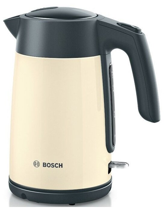 

Чайник электрический Bosch TWK7L467 1.7л. 2.4 кВт, металл/пластик, бежевый (TWK7L467), TWK7L467