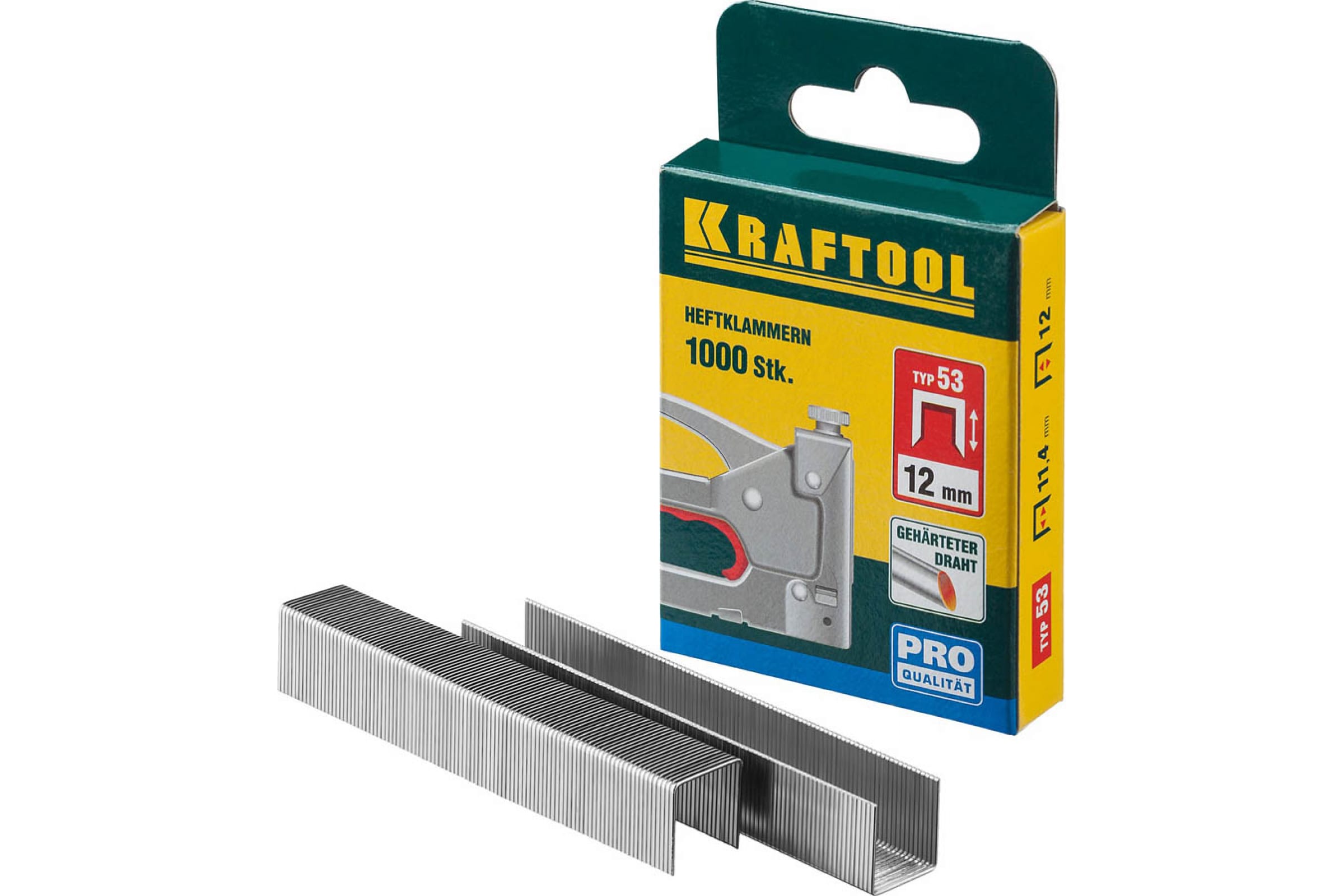 

Скобы Kraftool, тип: 53А, 1.14 см x 1.2 см (31670-12) 1000 шт