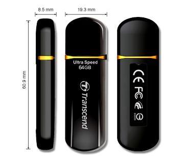 

Флешка 64Gb USB 2.0 Transcend 600, черный (TS64GJF600), 600