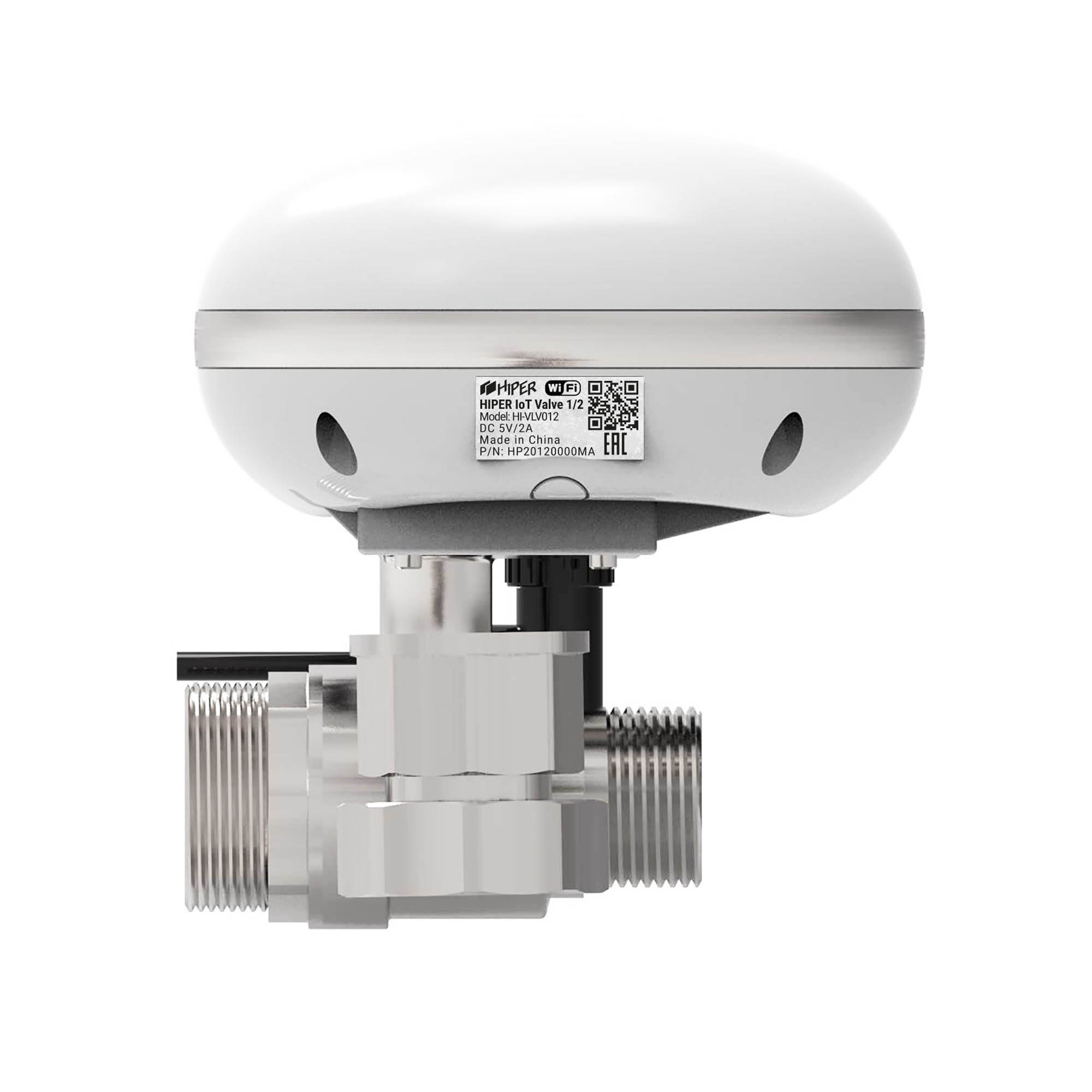 

Умный Wi-Fi кран Hiper 1/2" ioT Valve , белый (HI-VLV012), 1/2" ioT Valve