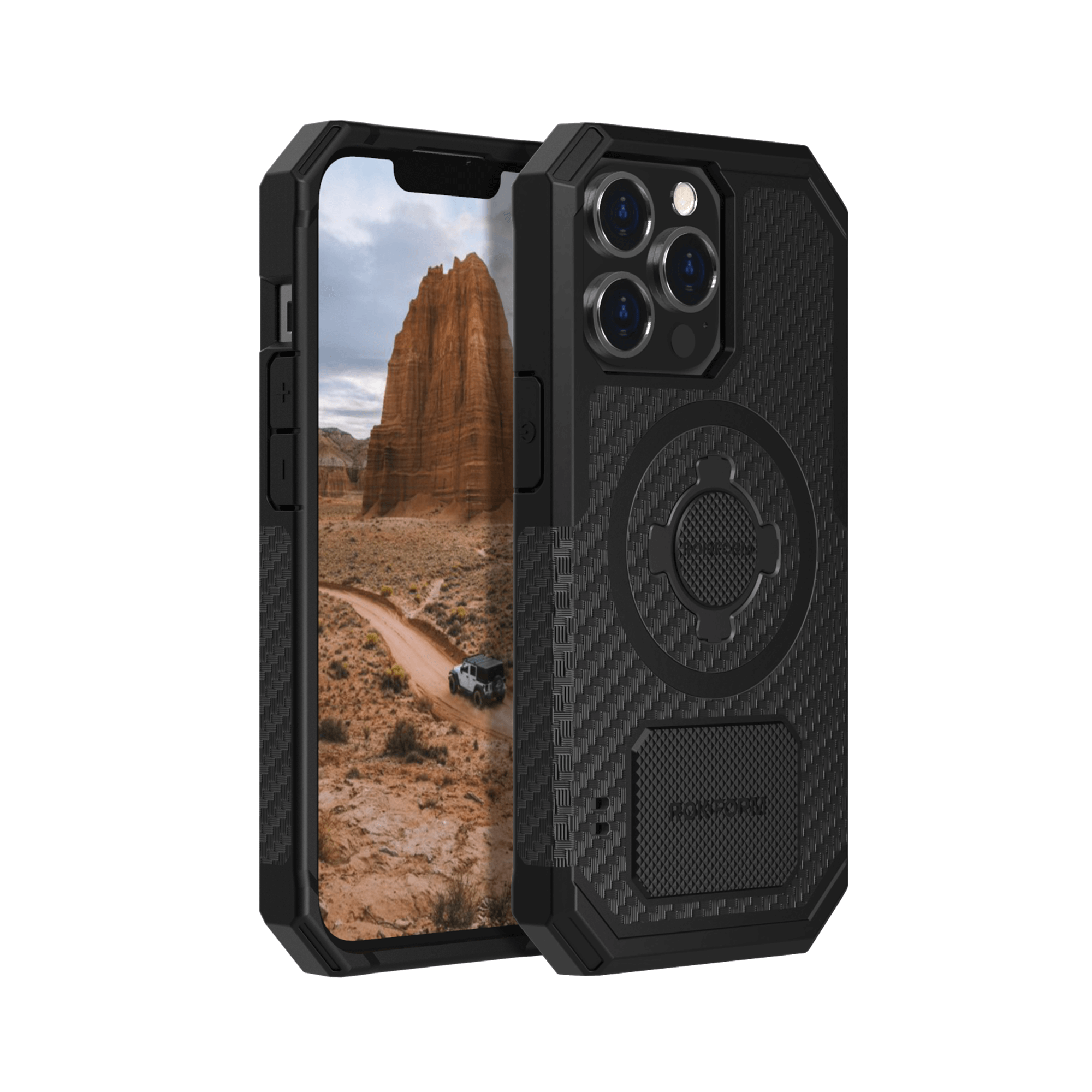 

Чехол-накладка Rokform Rugged Case для смартфона Apple iPhone 13 Pro, поликарбонат, черный (308501P-PRO)