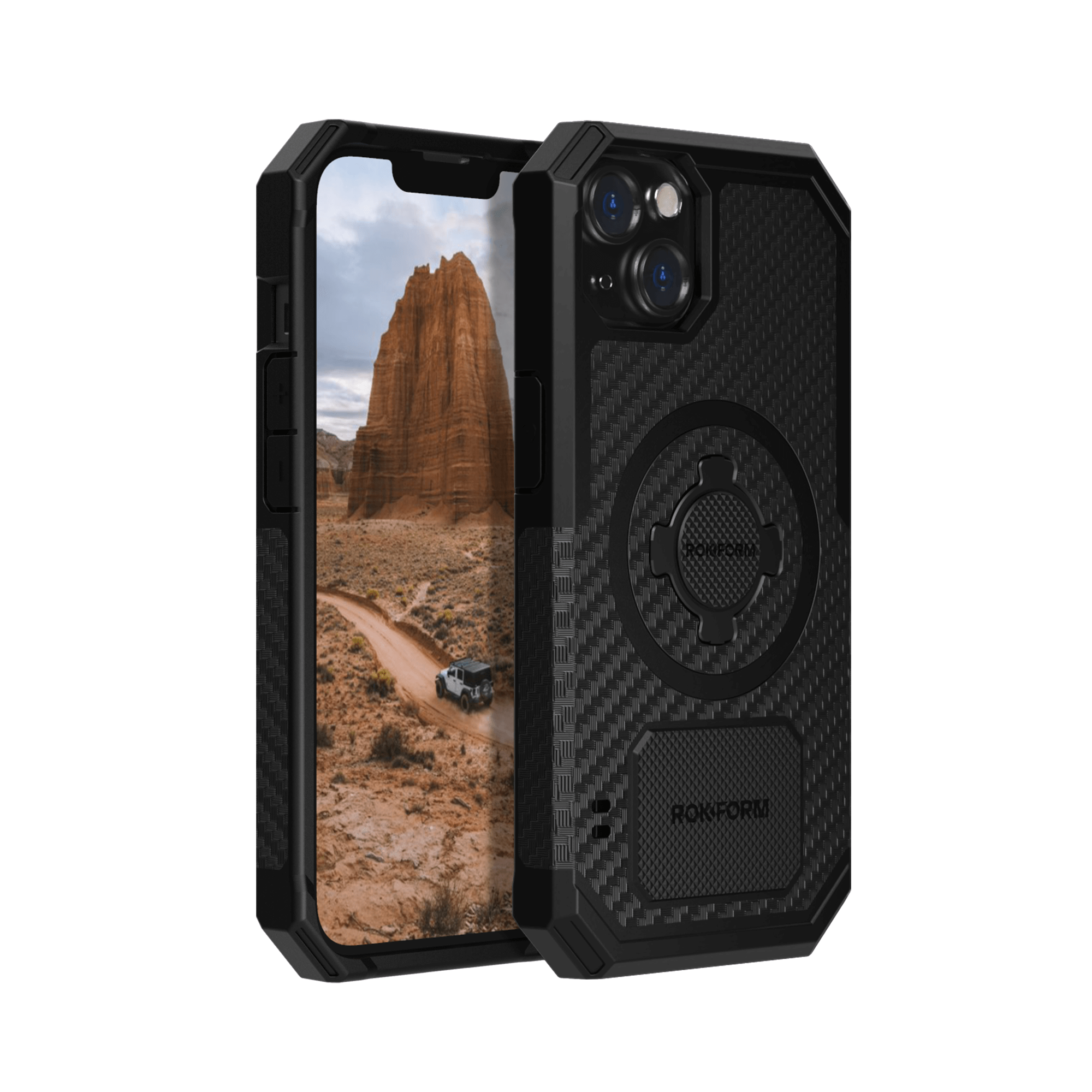 Чехол-накладка Rokform Rugged Case для смартфона Apple iPhone 13, поликарбонат, черный (308501P)