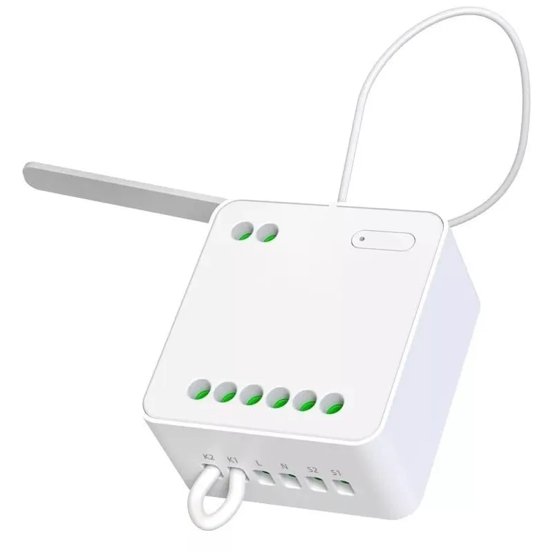 Двухканальное реле Yeelight Yeelight Smart Dual Control Module, Wi-Fi, белый (YLAI002)