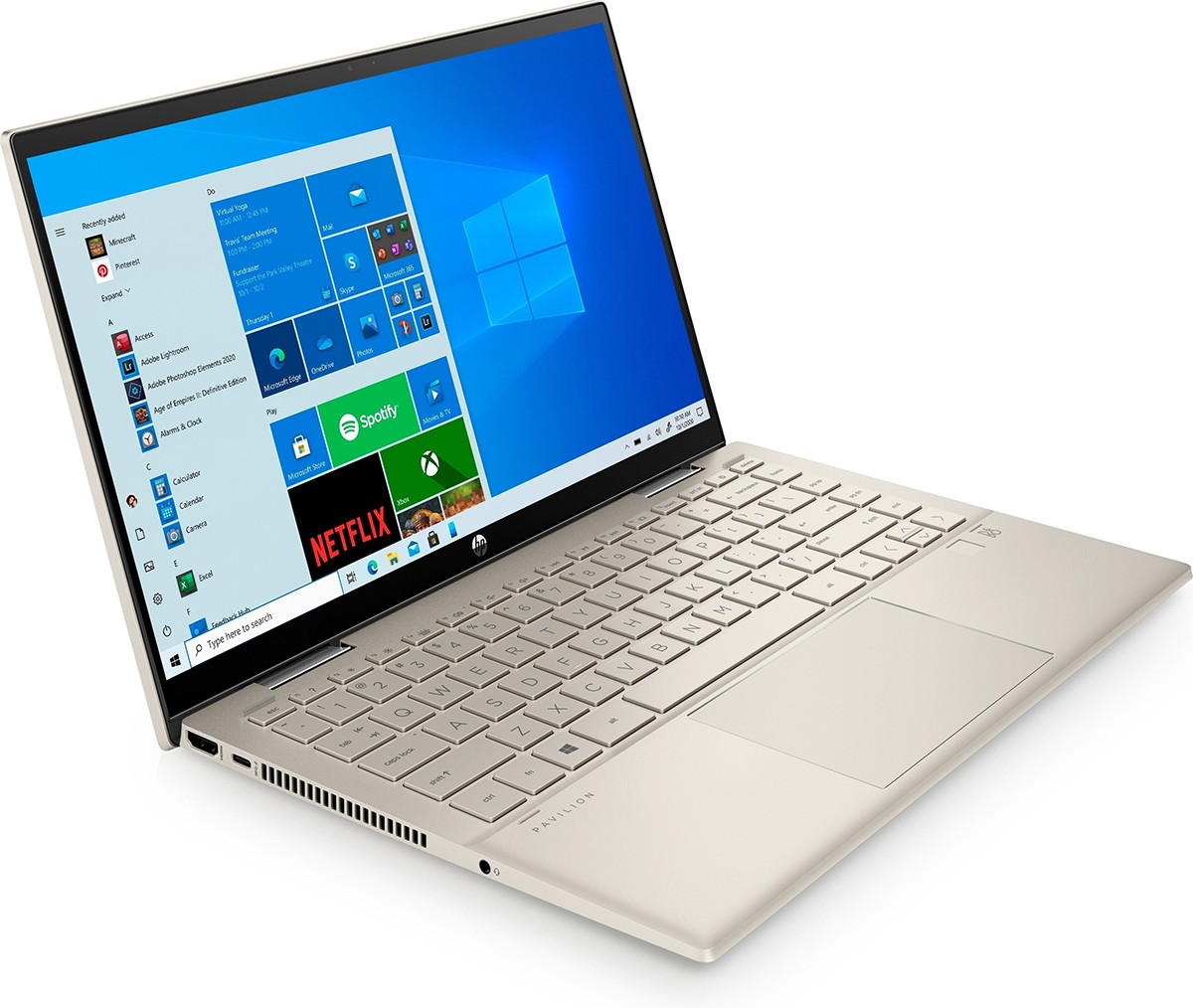 

Ноутбук-трансформер HP Pavilion x360 14-dy0009ur 14" IPS 1920x1080 Touch, Intel Core i5-1135G7 2.4GHz, 8Gb RAM, 512Gb SSD, W10, золотистый (3B3Q9EA), 14-dy0009ur