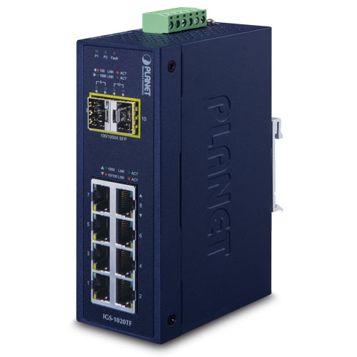 Коммутатор Planet IGS-1020TF (8x1 Гбит/с)