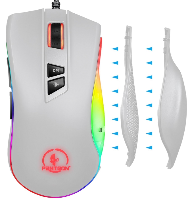 Мышь Jet.A PANTEON PS88, USB, белый