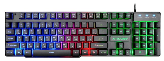 

Клавиатура проводная Jet.A Smart Line M200 , мембранная, подсветка, USB, черный (Smart Line M200 Black), Smart Line M200