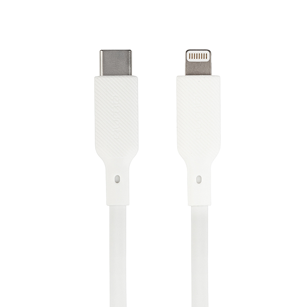 

Кабель USB Type-C-Lightning 8-pin, MFi, 2.22A, 1м, белый Qumo MFI С94 (32995)