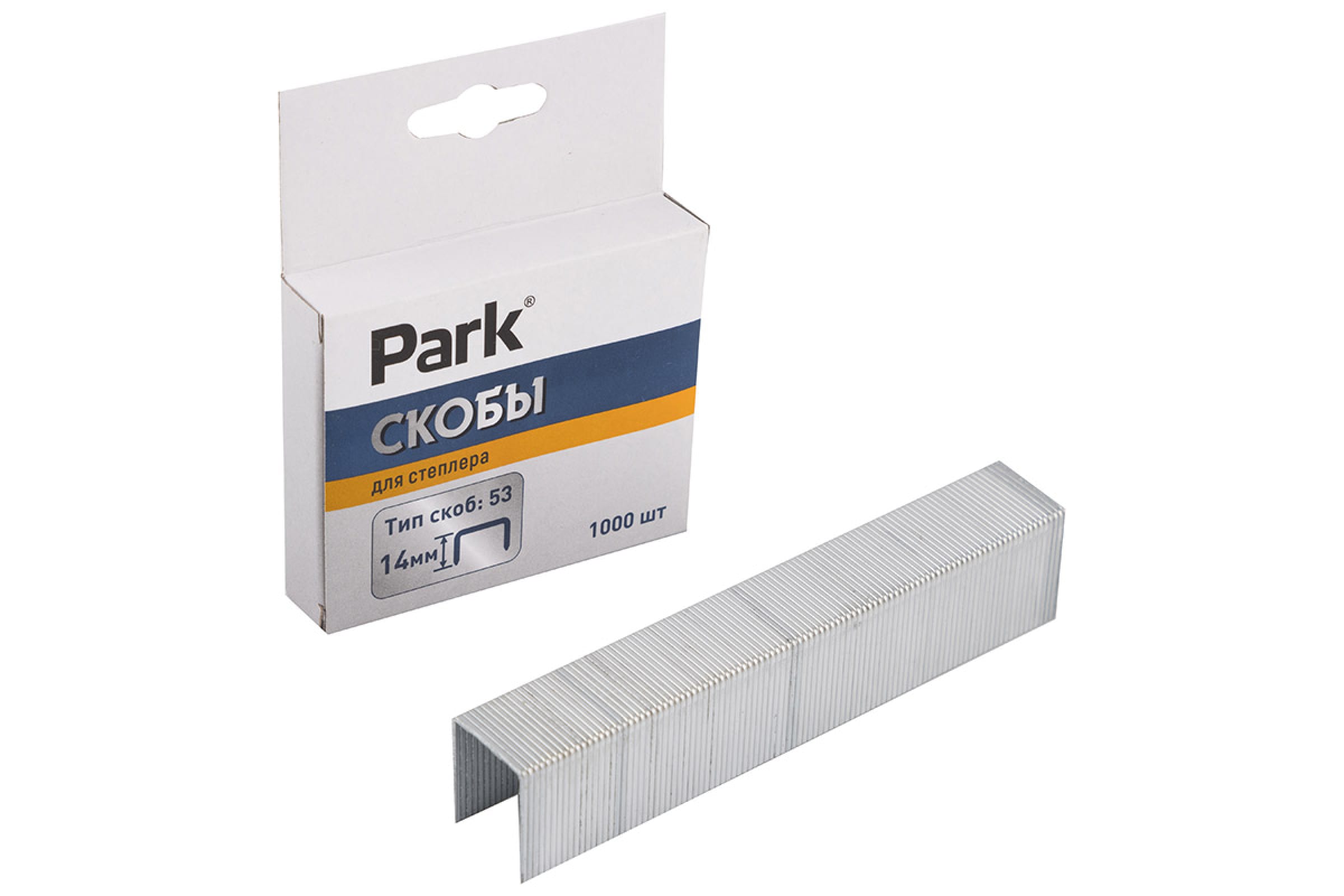 

Скобы Park, тип: 53/A/10/JT21, 11.3ммx14мм (009178) 1000шт