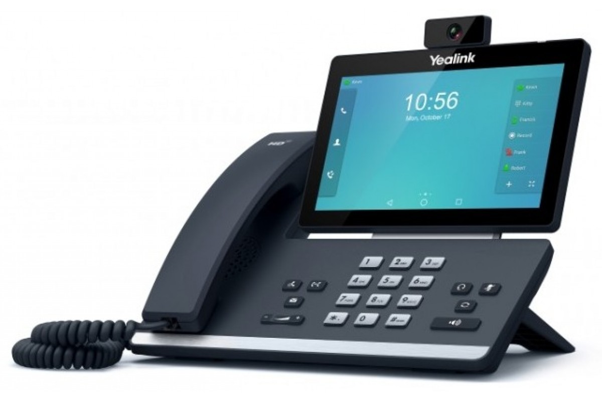

VoIP-телефон Yealink SIP-T58W with camera, 16 линий, 16 SIP-аккаунтов, цветной дисплей, черный (SIP-T58W with camera), SIP-T58W with camera