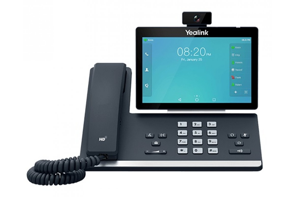 VoIP-телефон Yealink SIP-T58W with camera, 16 линий, 16 SIP-аккаунтов,  1005074 купить по цене 61180 руб в Новосибирске в интернет-магазине e2e4