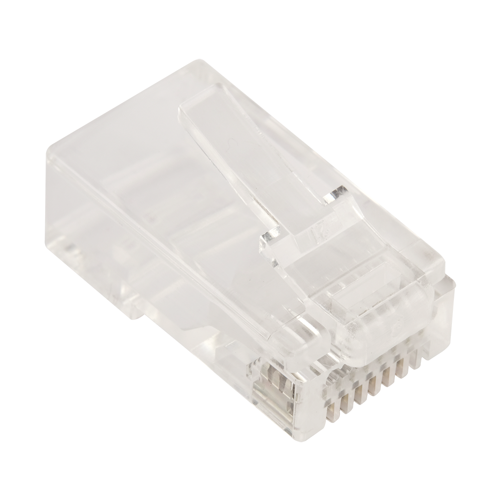

Коннектор RJ-45 тип EZ, 8P8C категория 6, вставка, 100шт., LANMASTER (LAN-EZ45-8P8C/U6-100)