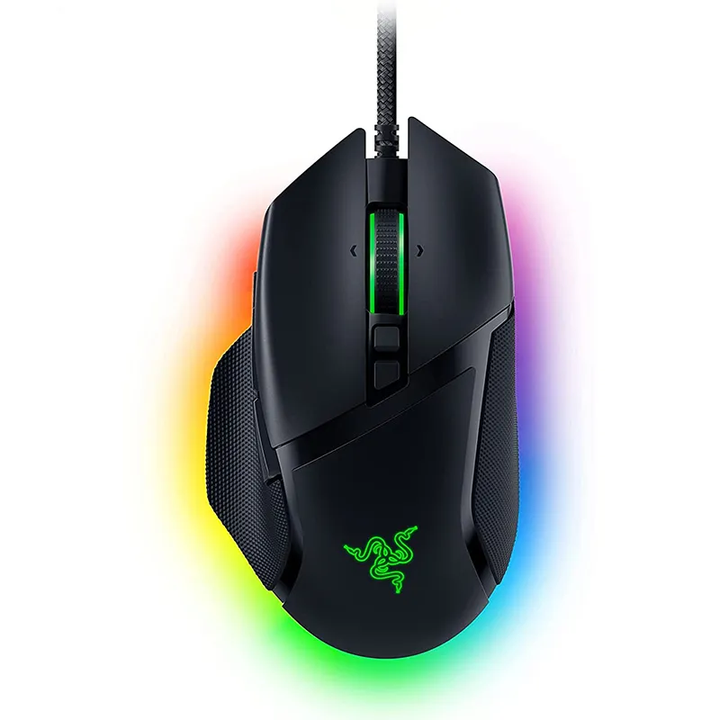 Мышь проводная Razer Basilisk V3, 26000dpi, оптическая светодиодная, USB, черный (RZ01-04000100-R3M1)