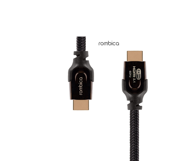 

Кабель HDMI(19M)-HDMI(19M) 4K, экранированный, 1 м, черный Rombica (CB-DX10)