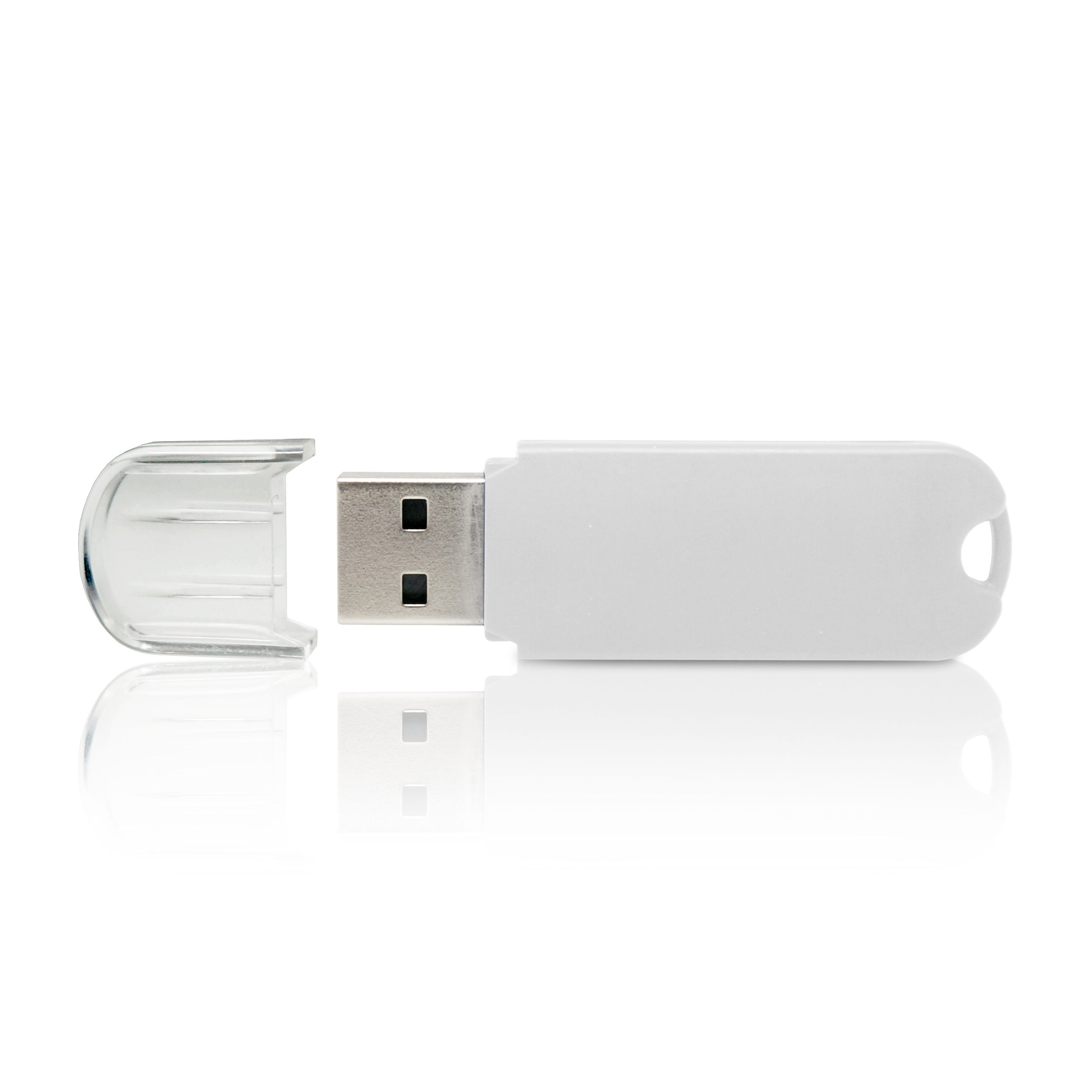 

Флешка 8Gb USB 2.0 под нанесение логотипа U2008, белый (GTPP001U2008W), U2008