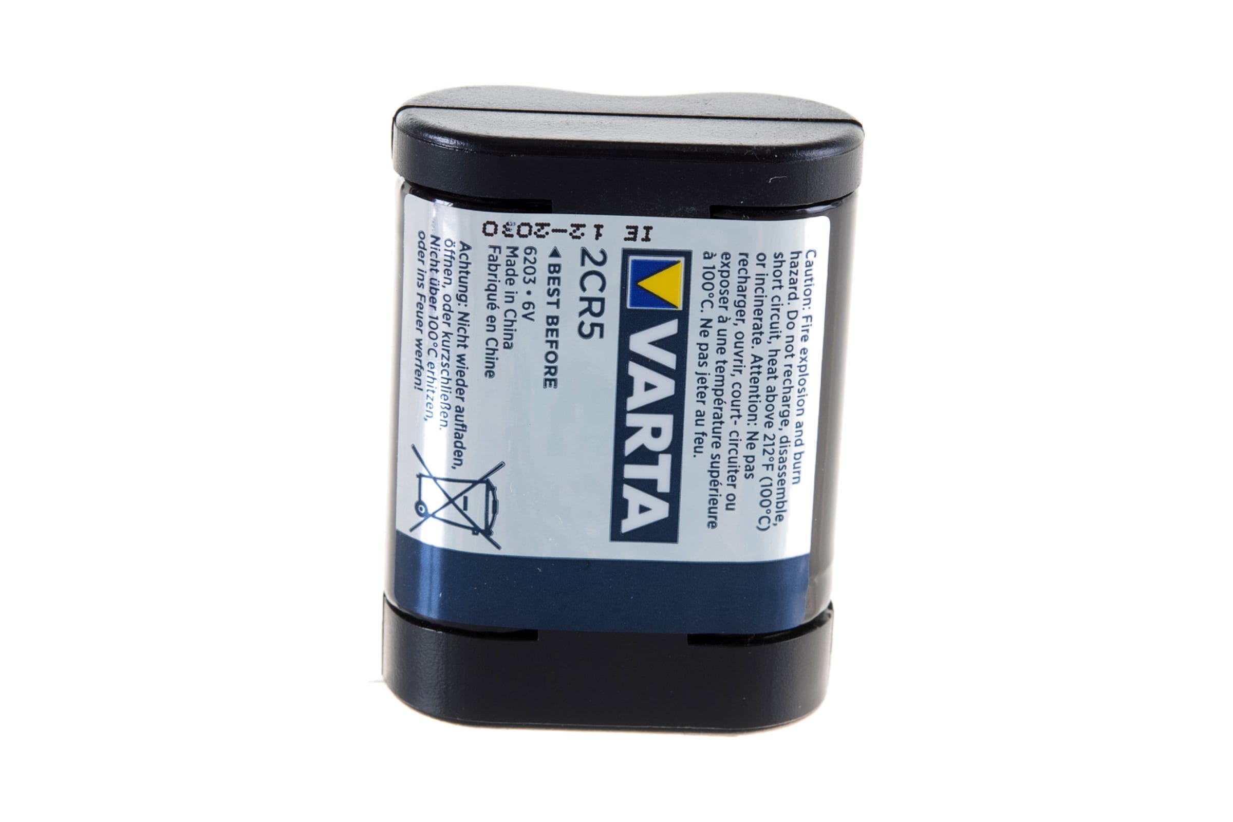 Батарея Varta Lithium, 2CR5, 6V, 1шт. (6203301401) - фото 1