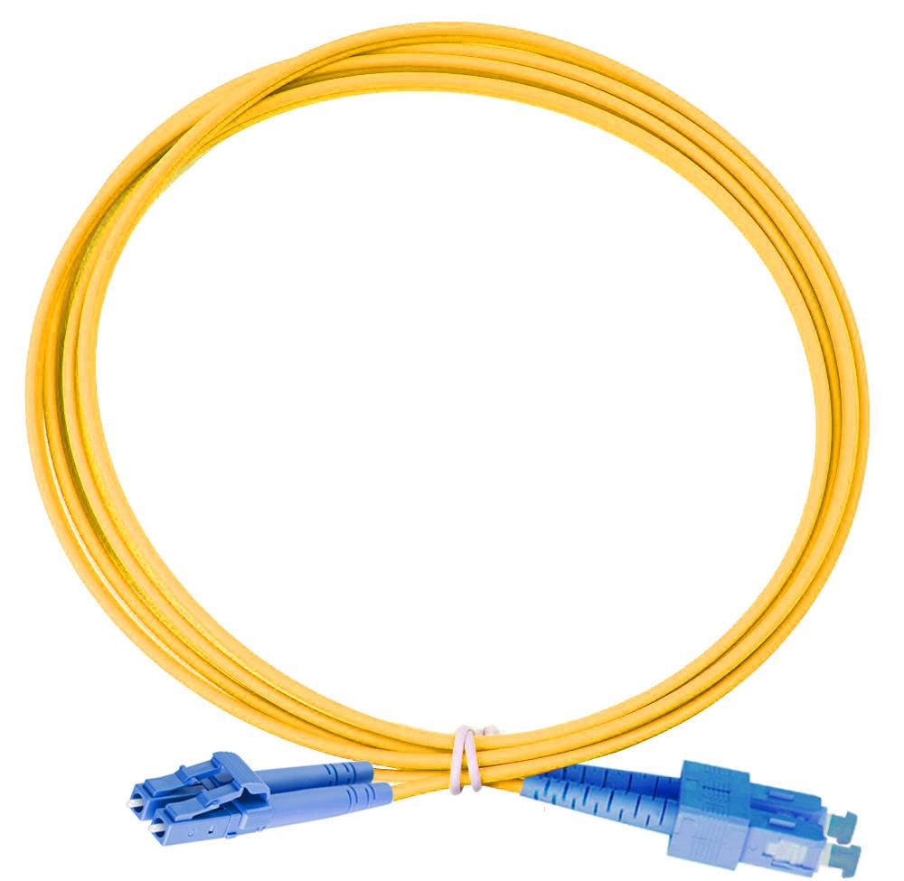 

Патч-корд оптический Eurolan, SC/UPC-LC/UPC, одномодовый, 9/125, OS2, двойной, 3м, желтый (41F-S2-SC-LC-03)