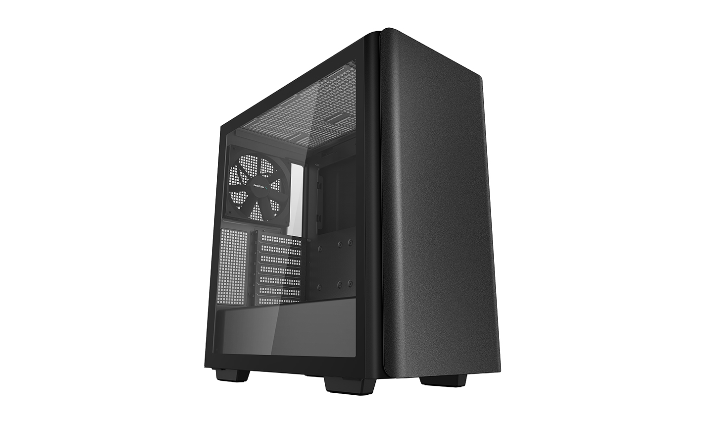 Корпус Deepcool CK500, EATX, Midi-Tower, 2xUSB 3.0, USB Type-C, черный, без БП (R-CK500-BKNNE2-G-1)