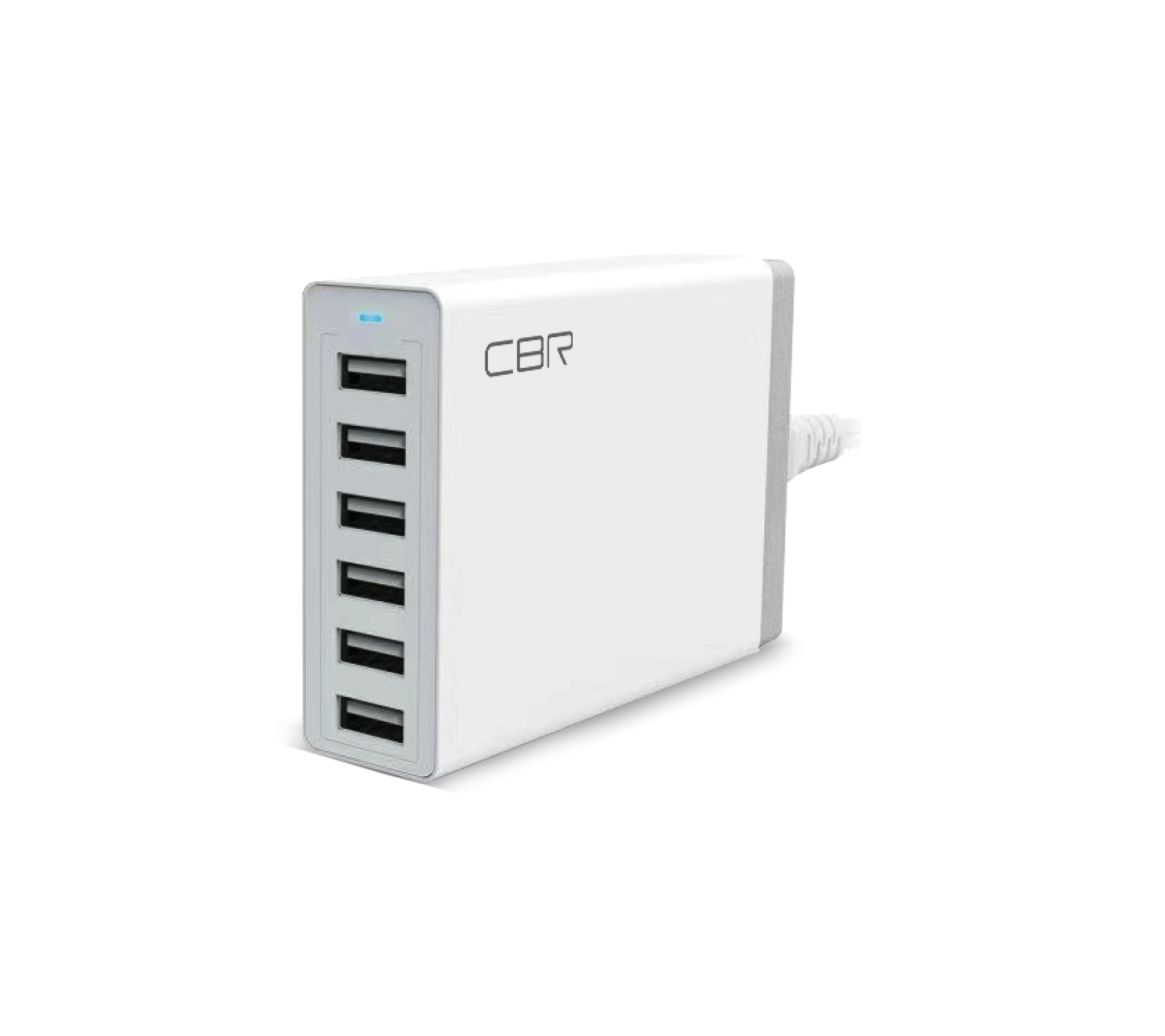 Сетевое зарядное устройство CBR Box 50 Вт, 2.4А, белый