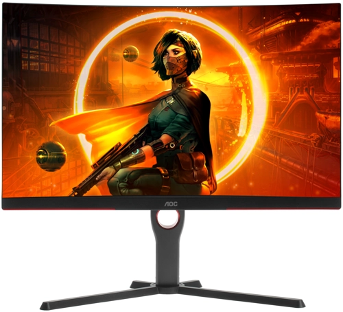

Монитор 27" AOC CQ27G3SU VA, изогнутый, 2560x1440 (16:9), 300кд/м2, 165Hz, 1мс, 178°/178°, FreeSync, HDMI, DisplayPort, USB-Hub, черный (CQ27G3SU), CQ27G3SU