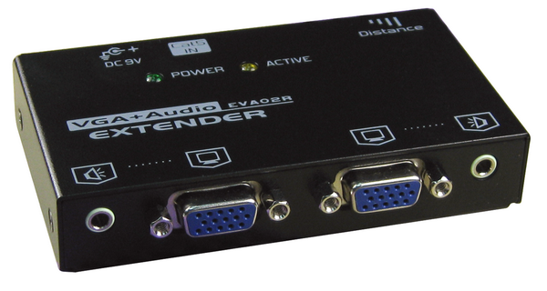 

Удлинитель VGA REXTRON EV-214, 1xVGA-2xVGA, 1280x1024, по витой паре до 150м, передатчик(EV-12L)+приемник(EB-02R) (EV-214), EV-214