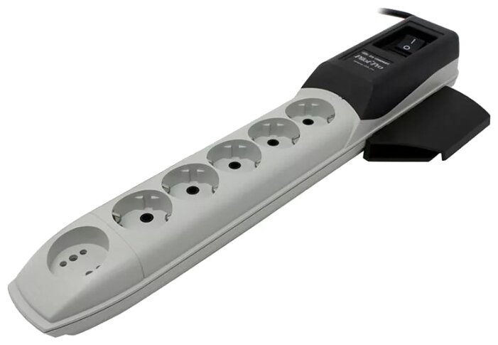 

Сетевой фильтр ZIS Pilot Pro, 6-розеток, 1.8 м, серый (59015), Pilot Pro