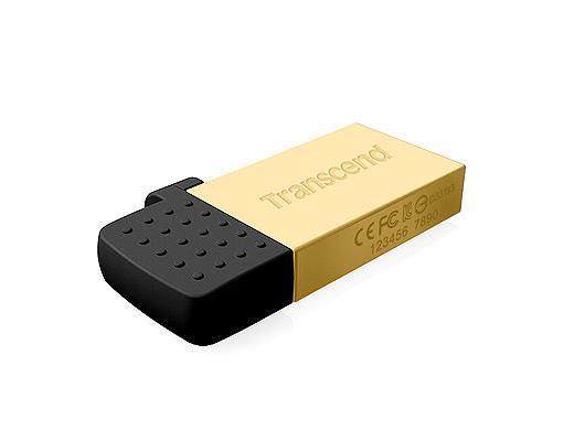 

Флешка 16Gb USB 2.0/microUSB Transcend 380G, золотистый (TS16GJF380G), 380G