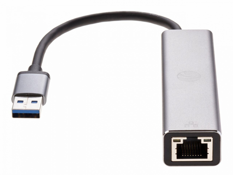 Концентратор VCOM DH312A, 3xUSB 3.0, серебристый + RJ-45 1000Mbps (DH312A_USB3.0----3XUSB3.0_RJ45)