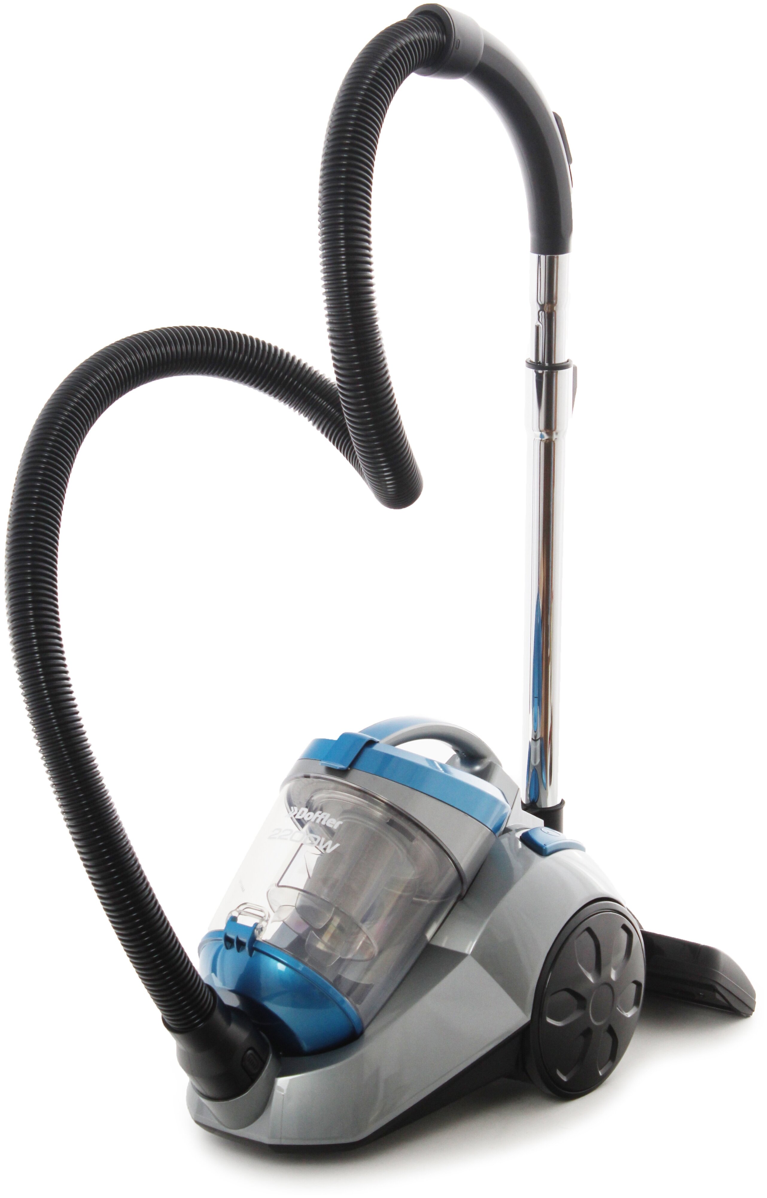 

Пылесос Doffler VCC 2298 GM 2.2 кВт, 3 л, серый/голубой (VCC 2298 GM), VCC 2298 GM