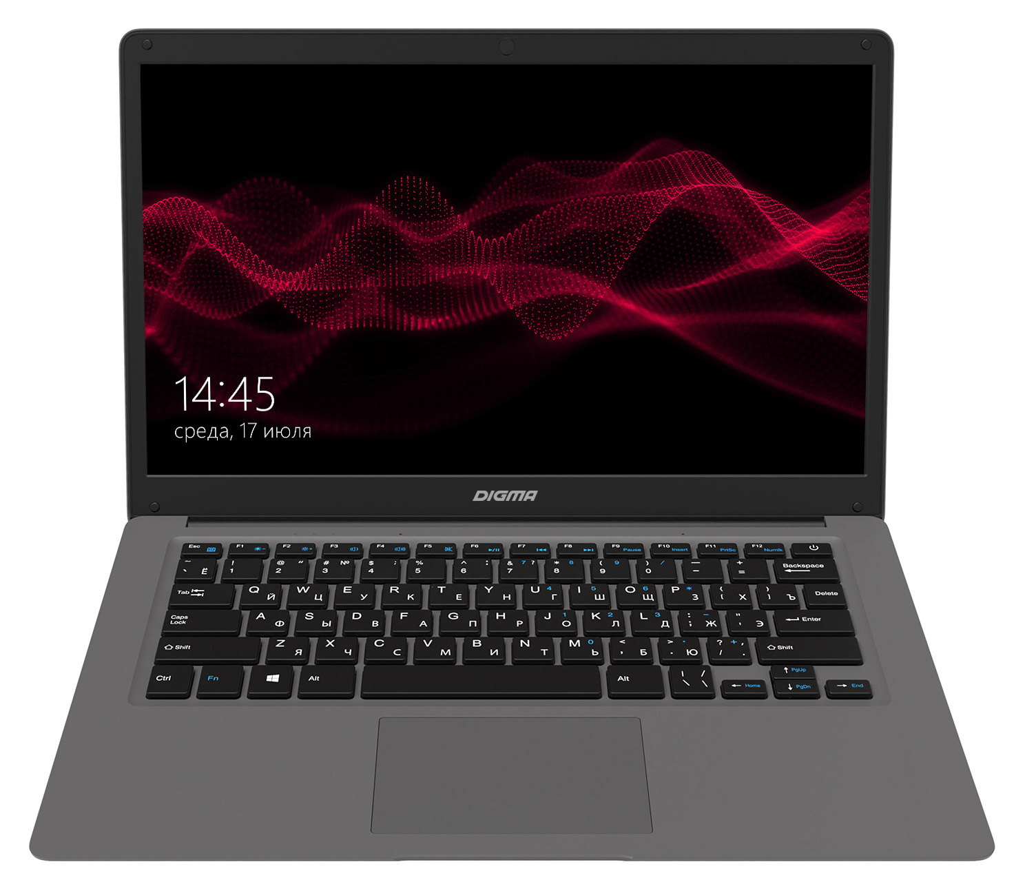 

Ноутбук Digma EVE 14 P416 14.1" IPS 1920x1080, Intel Pentium J3710 1.6GHz, 4Gb RAM, 128Gb SSD, W10, темно-серый (ES4062EW), P416